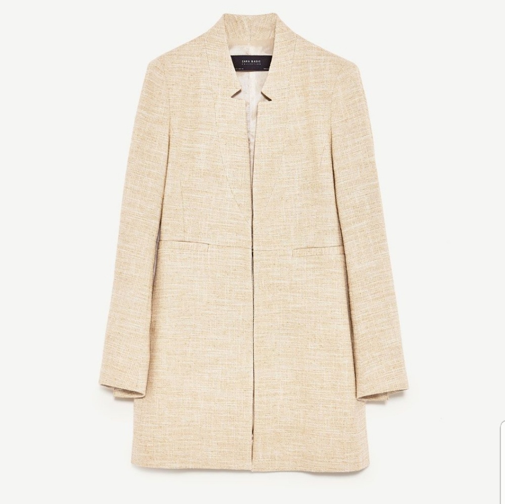 ZARA Collection Inverted Lapel Frock coat